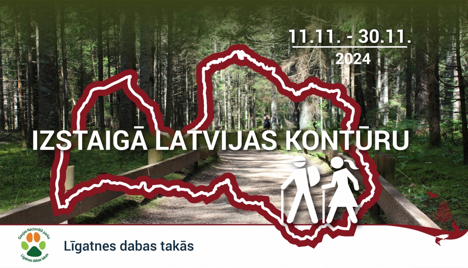 Izstaigā Latvijas kontūru